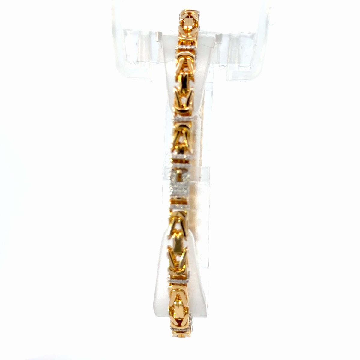 18K Yellow Gold Natural Diamond Bracelet — 0.86 CTW