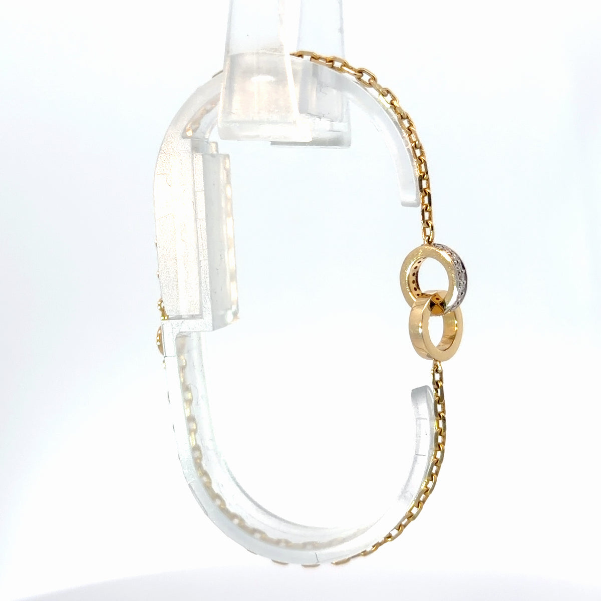18K Yellow Gold Natural Diamond Bracelet — 0.23 CTW