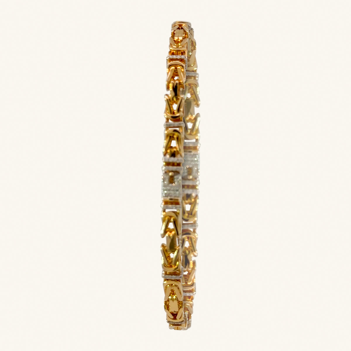 18K Yellow Gold Natural Diamond Bracelet — 0.86 CTW