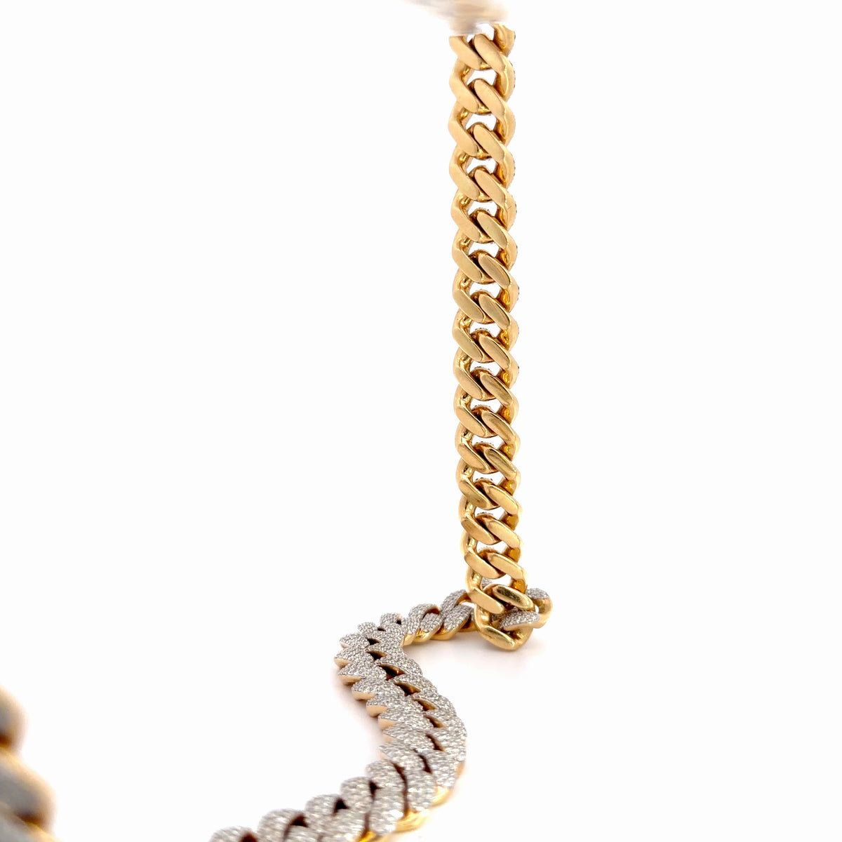 18K Yellow Gold Natural Diamond Chain — 31.41 CTW