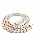 18K Yellow Gold Natural Diamond Chain — 31.41 CTW