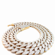 18K Yellow Gold Natural Diamond Chain — 31.41 CTW