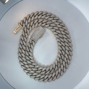 18K Yellow Gold Natural Diamond Chain — 31.41 CTW