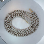 18K Yellow Gold Natural Diamond Chain — 31.41 CTW