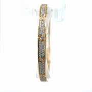 18K Yellow Gold Natural Diamond Bracelet — 3.72 CTW