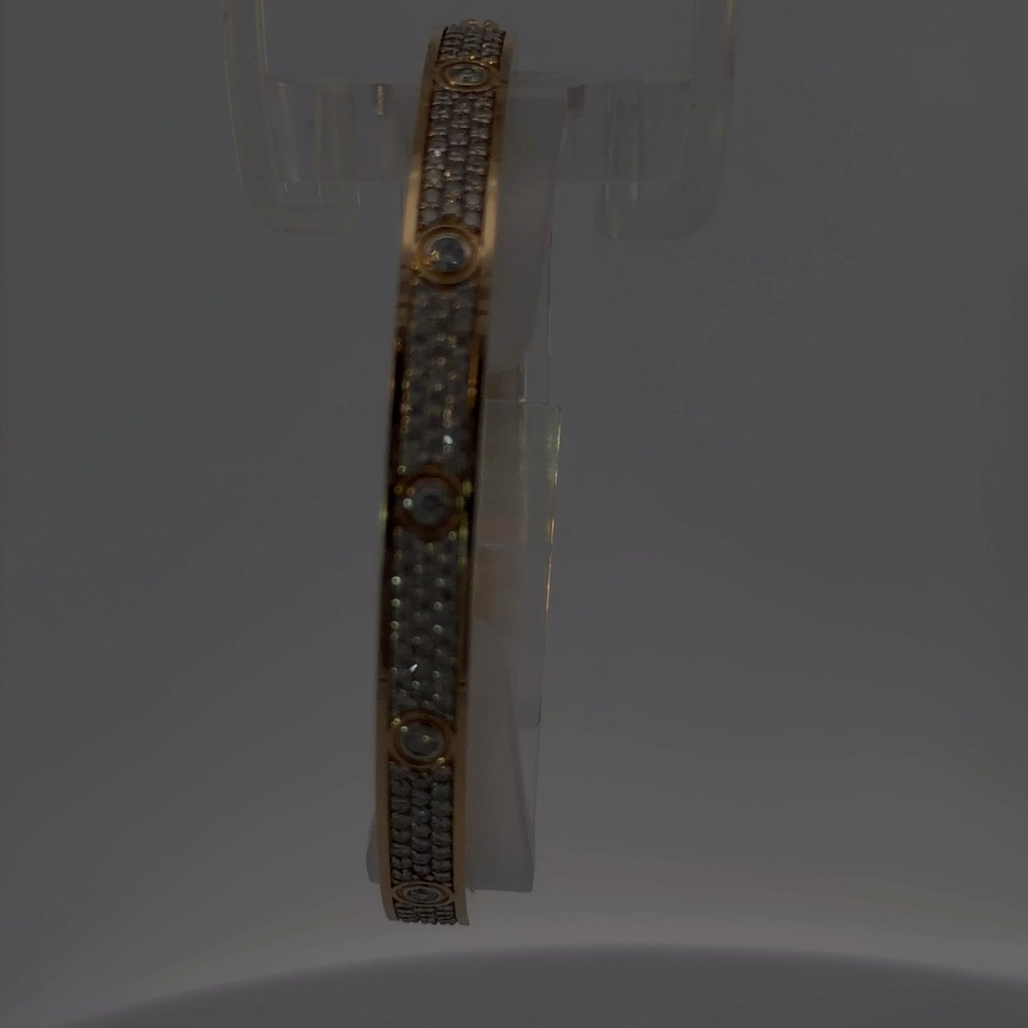 18K Yellow Gold Natural Diamond Bracelet — 3.72 CTW