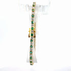 18K Natural Diamond Yellow Gold Diamond/Emerald Bracelet — 3.25 CTW