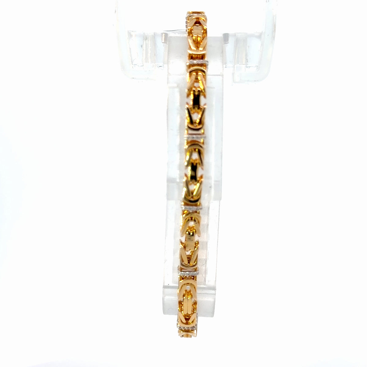 18K Yellow Gold Natural Diamond Bracelet — 0.86 CTW