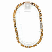 18K Yellow Gold Natural Diamond Bracelet — 0.86 CTW