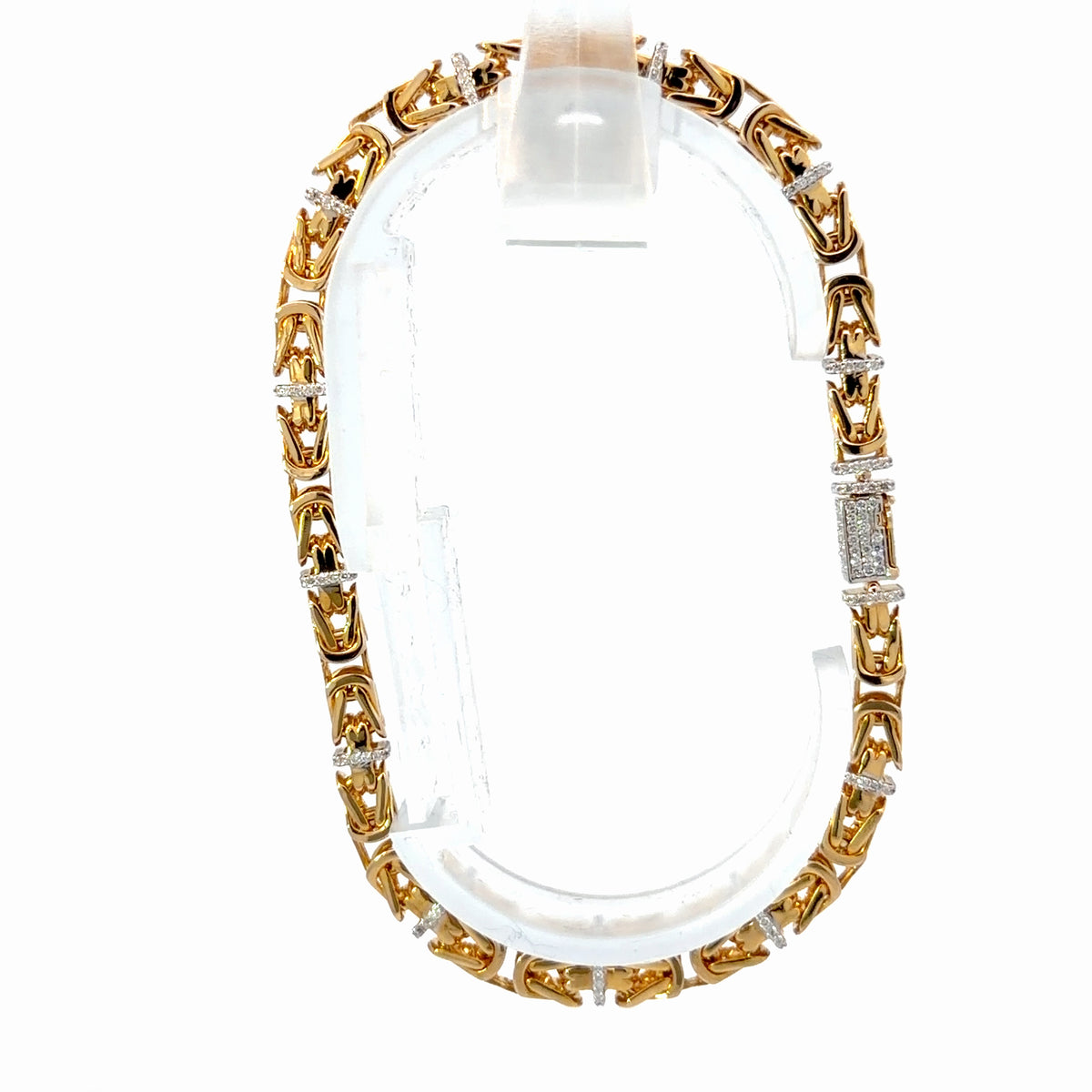 18K Yellow Gold Natural Diamond Bracelet — 0.86 CTW