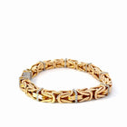 18K Natural Diamond Yellow Gold Bracelet — 2.12 CTW