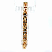 18K Natural Diamond Yellow Gold Bracelet — 2.12 CTW