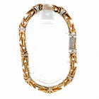 18K Natural Diamond Yellow Gold Bracelet — 2.12 CTW