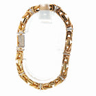 18K Natural Diamond Yellow Gold Bracelet — 2.12 CTW