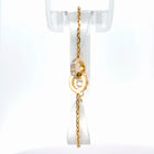 18K Yellow Gold Natural Diamond Bracelet — 0.23 CTW