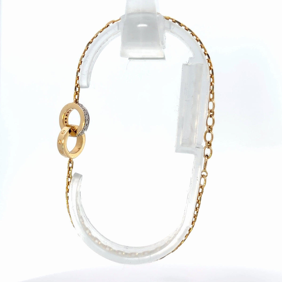 18K Yellow Gold Natural Diamond Bracelet — 0.23 CTW