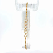 18K Yellow Gold Natural Diamond Bracelet — 0.23 CTW