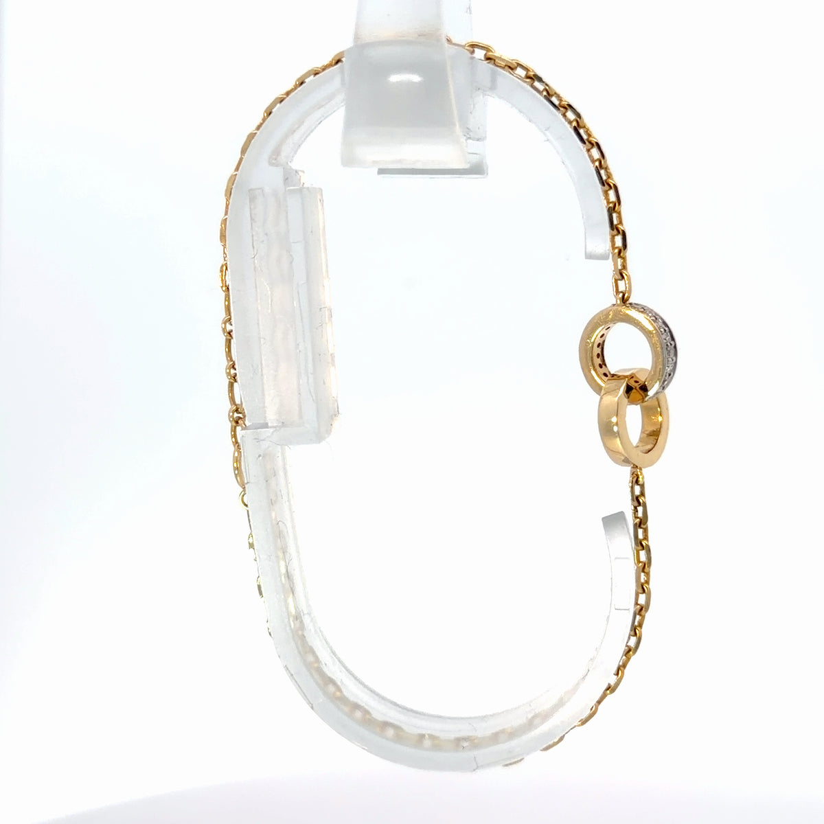 18K Yellow Gold Natural Diamond Bracelet — 0.23 CTW