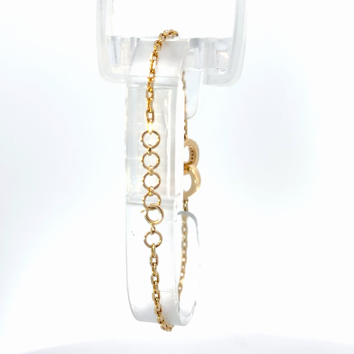 18K Yellow Gold Natural Diamond Bracelet — 0.23 CTW
