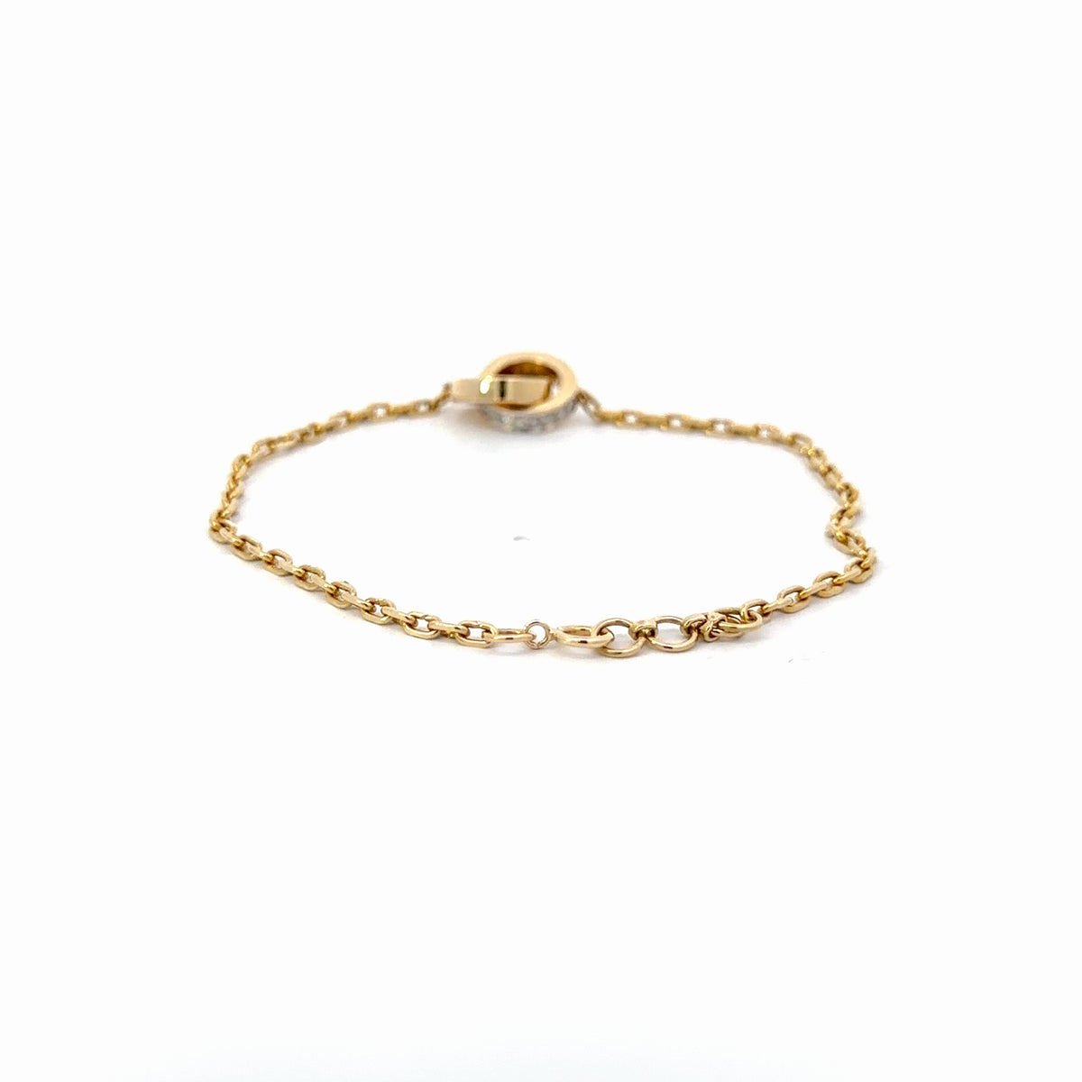 18K Yellow Gold Natural Diamond Bracelet — 0.23 CTW