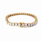 14K Yellow Gold Lab-Grown Diamond Bracelet — 19.94 CTW