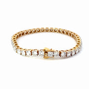 14K Yellow Gold Lab-Grown Diamond Bracelet — 19.94 CTW