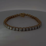 14K Yellow Gold Lab-Grown Diamond Bracelet — 19.94 CTW