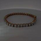 14K Yellow Gold Lab-Grown Diamond Bracelet — 19.94 CTW