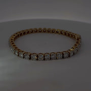 14K Yellow Gold Lab-Grown Diamond Bracelet — 19.94 CTW