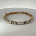 14K Yellow Gold Lab-Grown Diamond Bracelet — 19.94 CTW