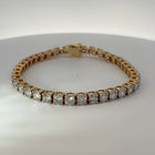 14K Yellow Gold Lab-Grown Diamond Bracelet — 19.94 CTW