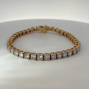 14K Yellow Gold Lab-Grown Diamond Bracelet — 19.94 CTW