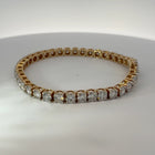 14K Yellow Gold Lab-Grown Diamond Bracelet — 19.94 CTW