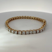 14K Yellow Gold Lab-Grown Diamond Bracelet — 19.94 CTW