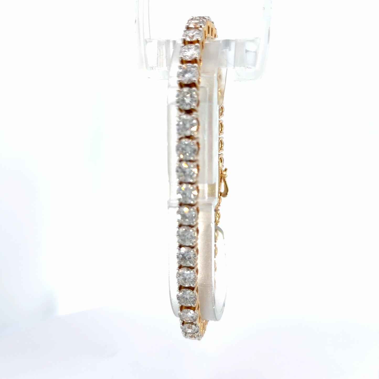 14K Yellow Gold Lab-Grown Diamond Bracelet — 19.94 CTW