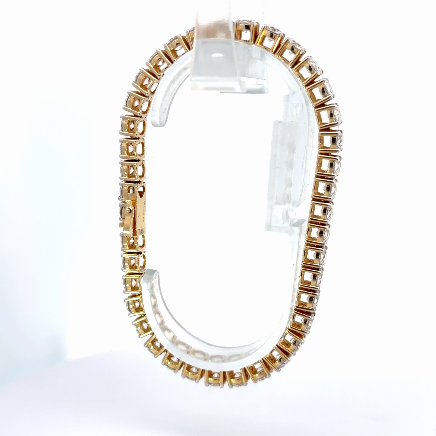 14K Yellow Gold Lab-Grown Diamond Bracelet — 19.94 CTW