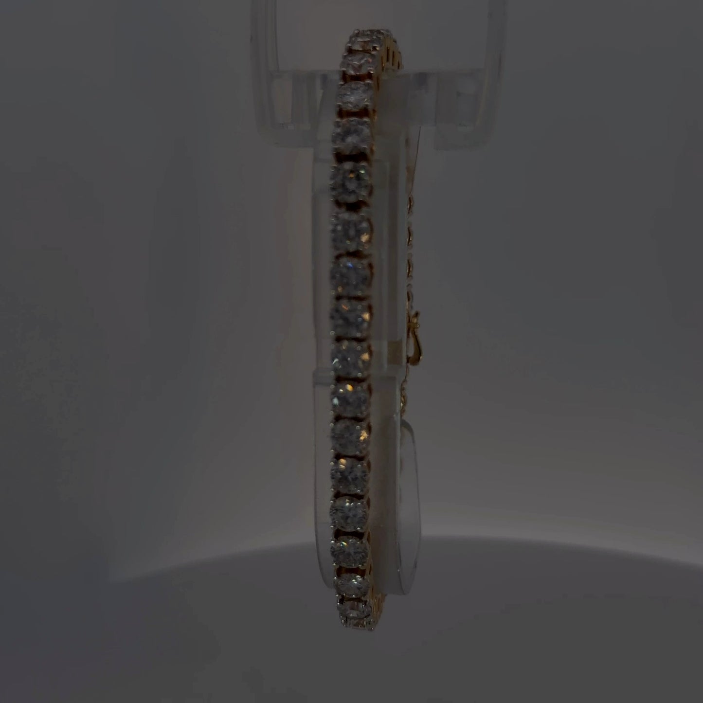 14K Yellow Gold Lab-Grown Diamond Bracelet — 19.94 CTW
