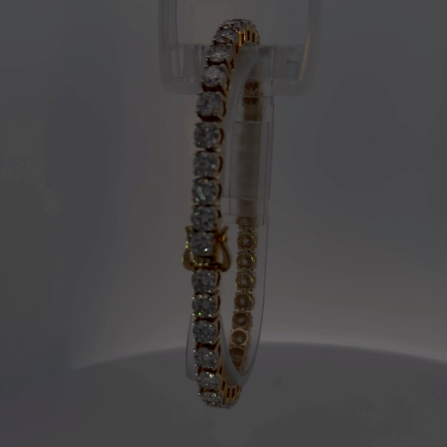 14K Yellow Gold Lab-Grown Diamond Bracelet — 19.94 CTW