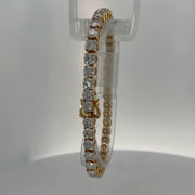 14K Yellow Gold Lab-Grown Diamond Bracelet — 19.94 CTW