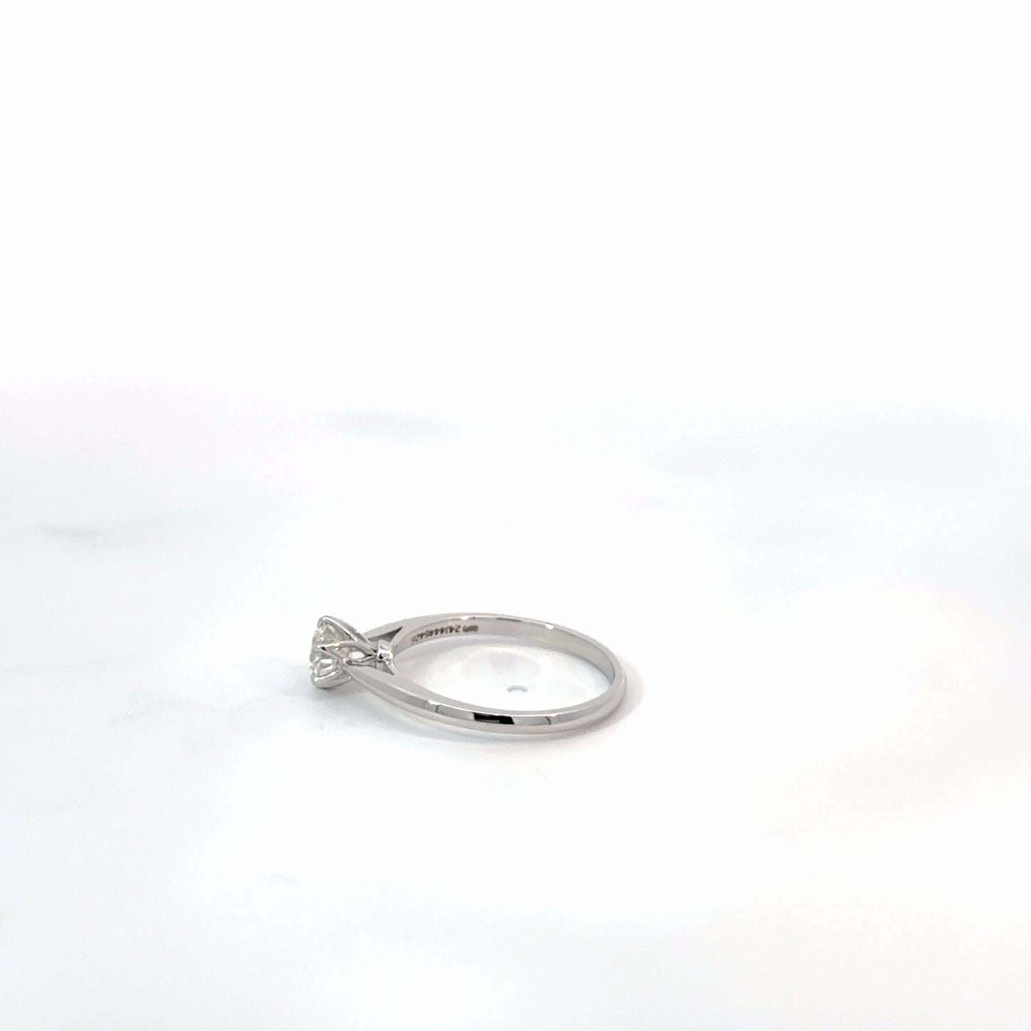 14K Natural Diamond White Gold Ring — 0.53 CTW