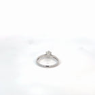 14K Natural Diamond White Gold Ring — 0.53 CTW