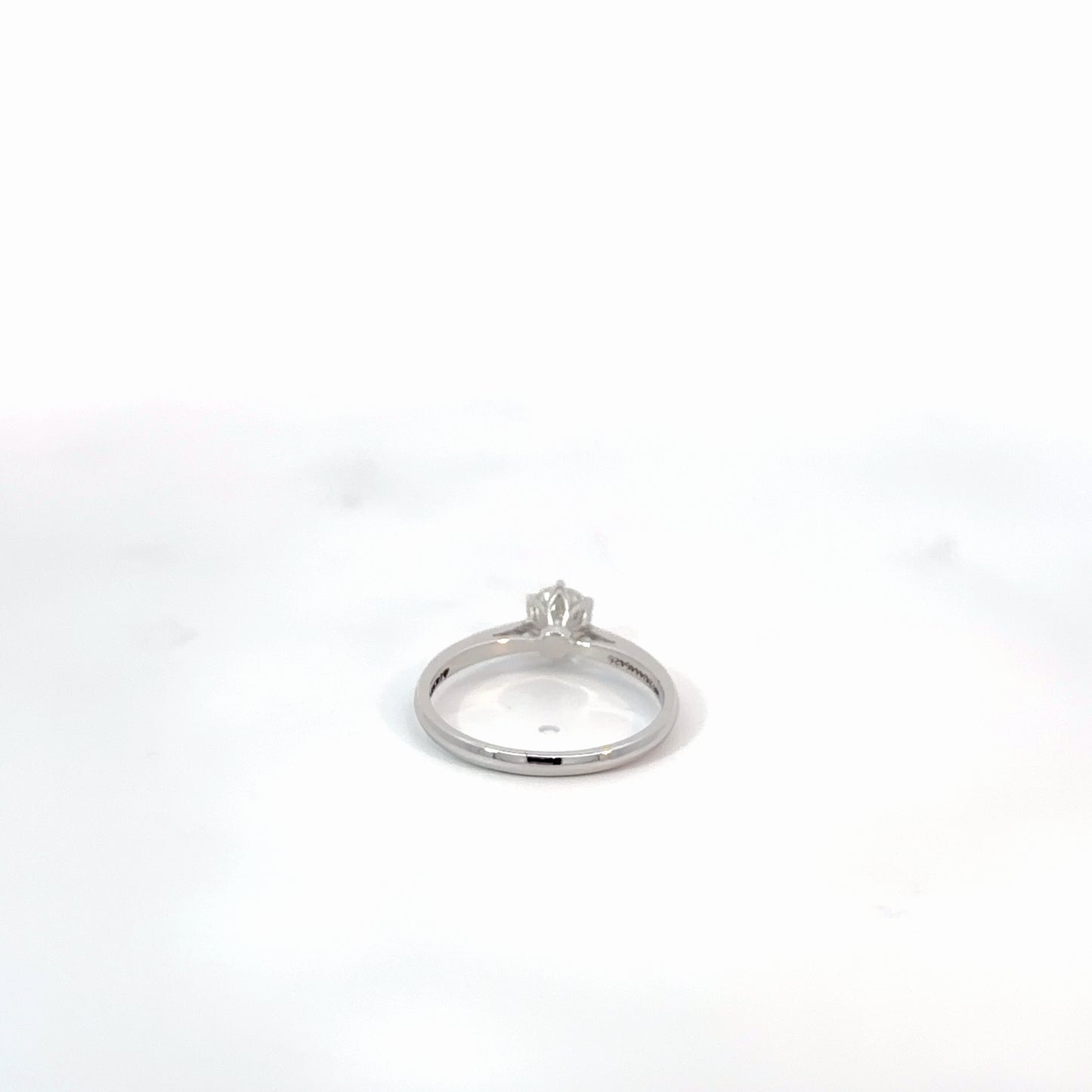 14K Natural Diamond White Gold Ring — 0.53 CTW