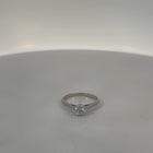 14K Natural Diamond White Gold Ring — 0.53 CTW