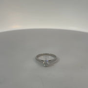 14K Natural Diamond White Gold Ring — 0.53 CTW
