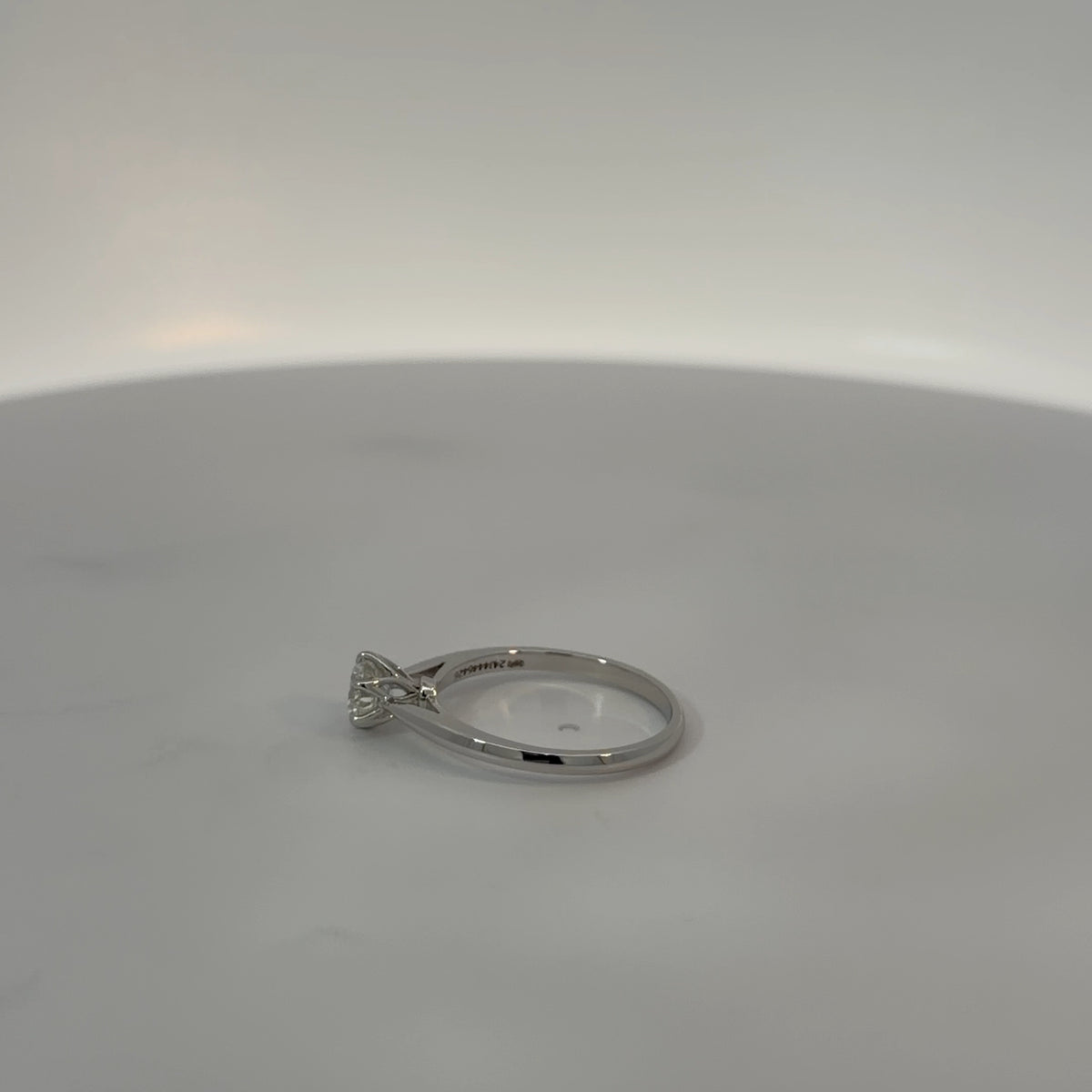 14K Natural Diamond White Gold Ring — 0.53 CTW