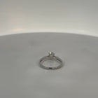 14K Natural Diamond White Gold Ring — 0.53 CTW