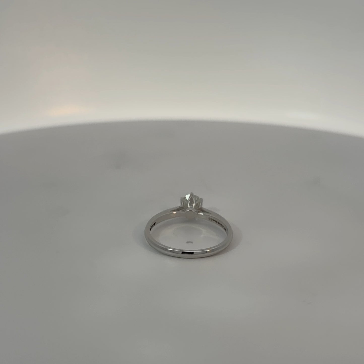 14K Natural Diamond White Gold Ring — 0.53 CTW