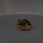 18K Yellow Gold Zambian Emerald Ring