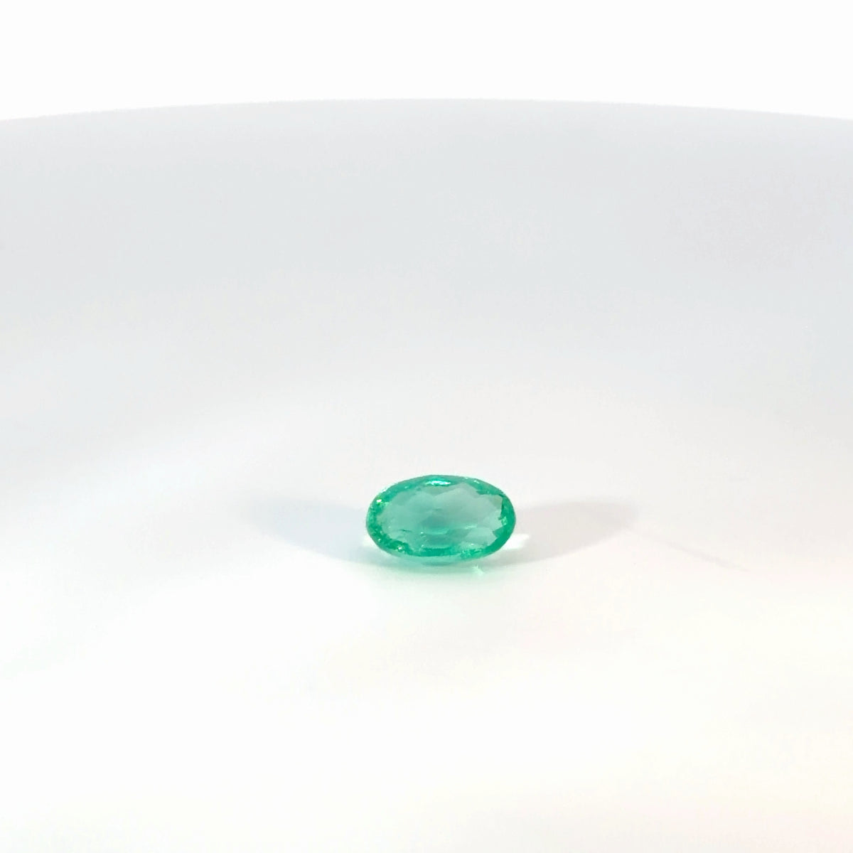 Loose Oval Cut Emerald Gemstone