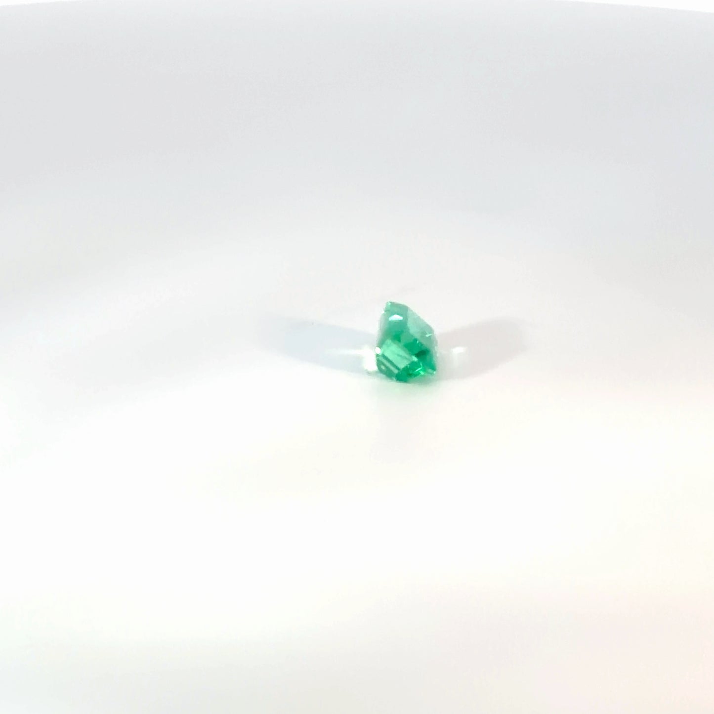 Loose Emerald Cut Vibrant Green Emerald Gemstone